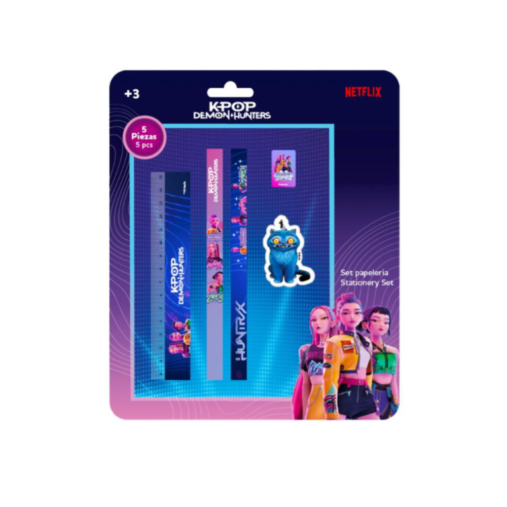 PREORDINE KPOP DEMON HUNTERS - SET STATIONARY COMPLETO 31/06/2026 