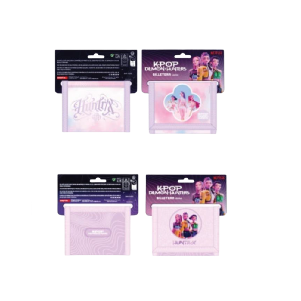 PREORDINE KPOP DEMON HUNTERS - PORTAFOGLI IN TELA CON CHIUSURA A STRAPPO VERS.1 31/06/2026