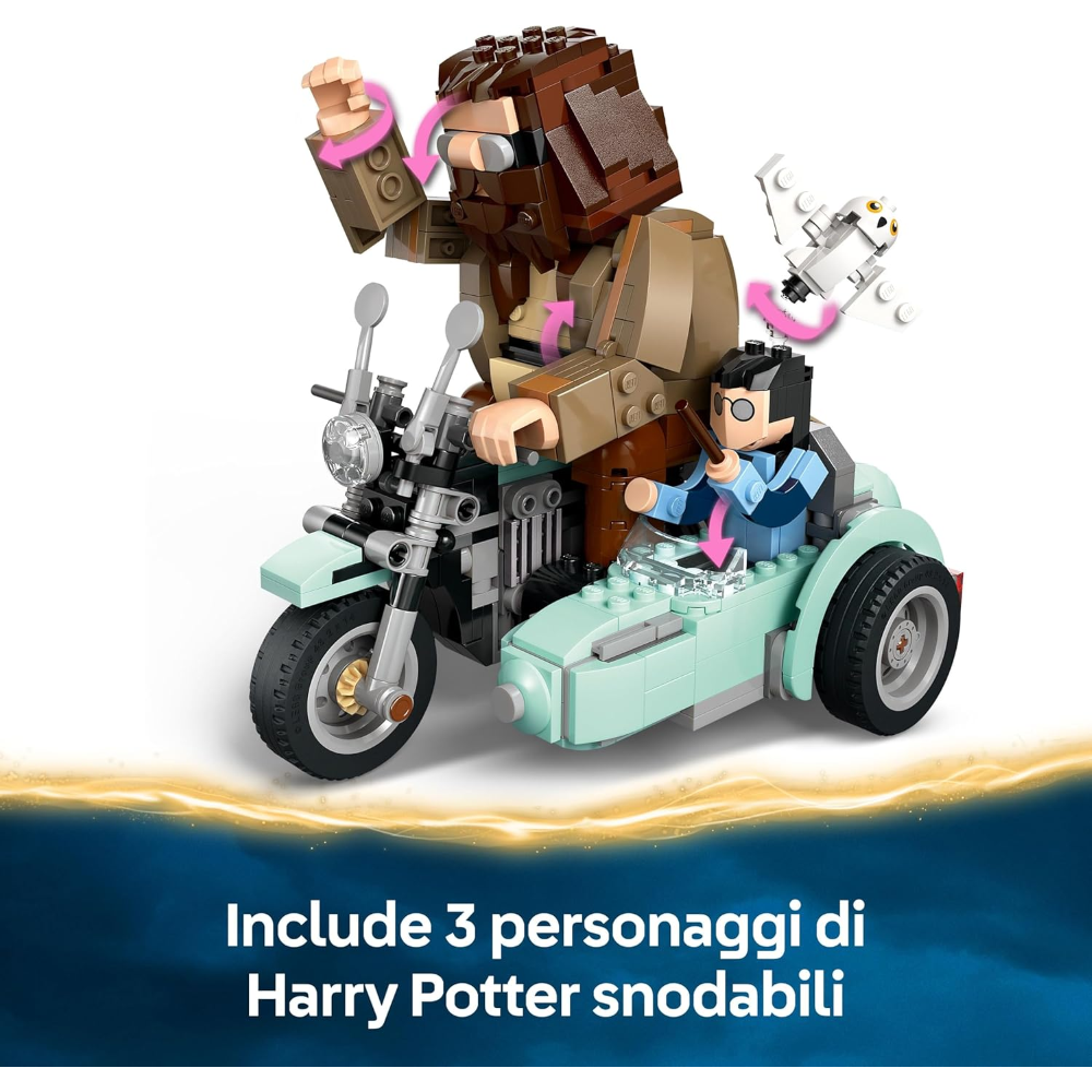 LEGO HARRY POTTER -  Giro sul sidecar di Hagrid™ e Harry 76443 