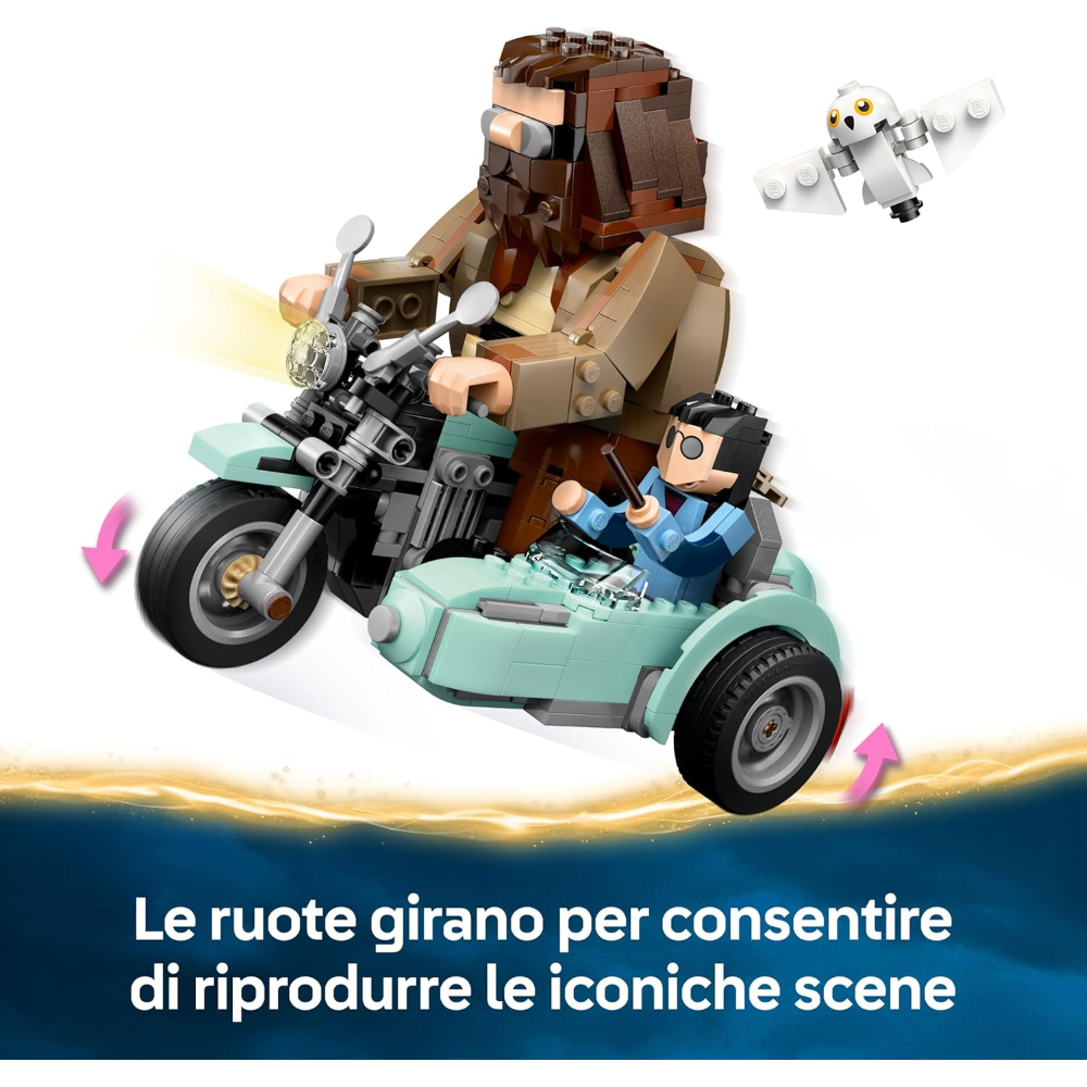 LEGO HARRY POTTER -  Giro sul sidecar di Hagrid™ e Harry 76443 