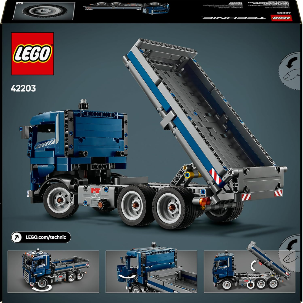 LEGO TECHNIC - Autocarro con cassone ribaltabile 42203 