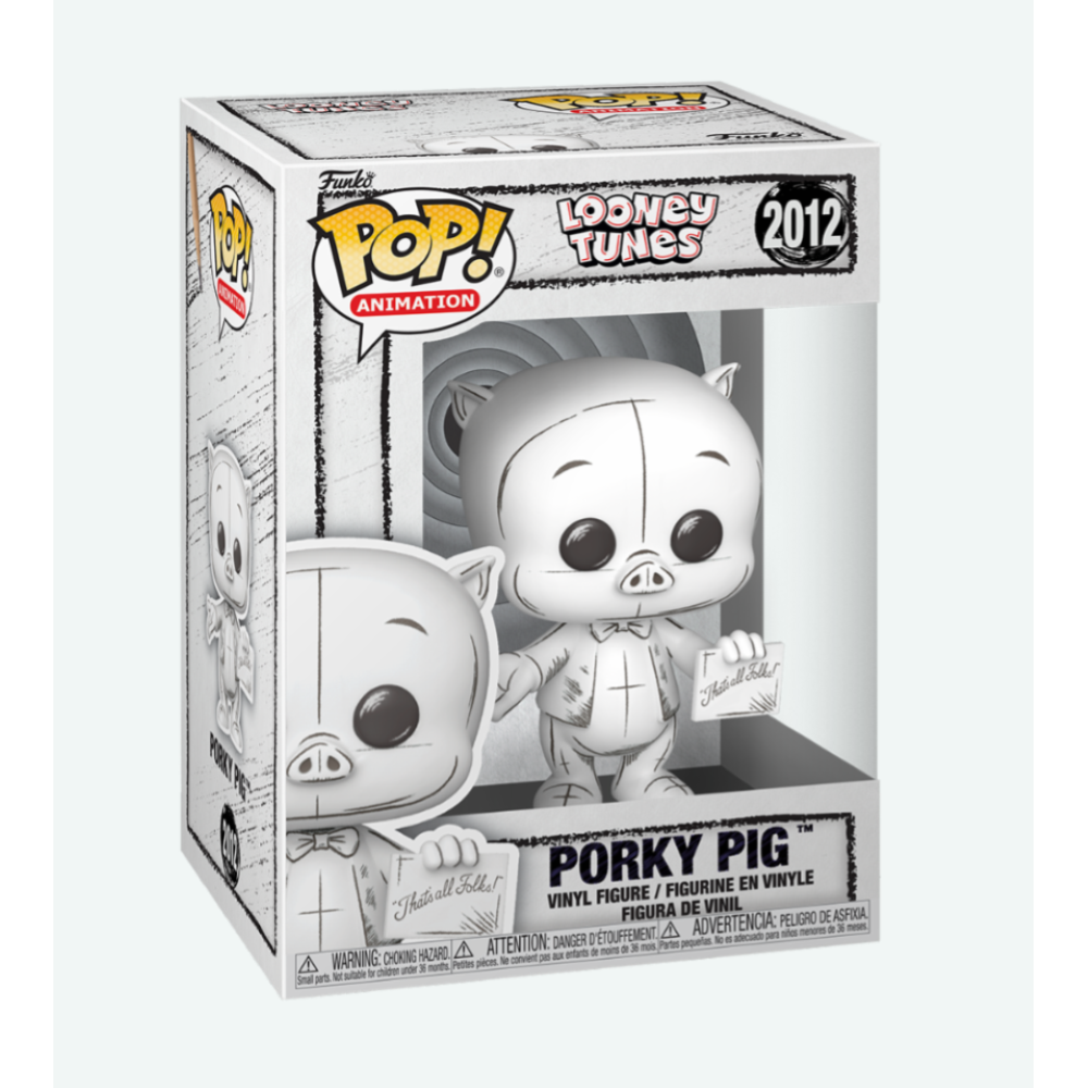 FUNKO POP LOONEY TUNES - VINYL FIGURE 2012 PORKY PIG (SKETCHED) 9CM 31/03/2026