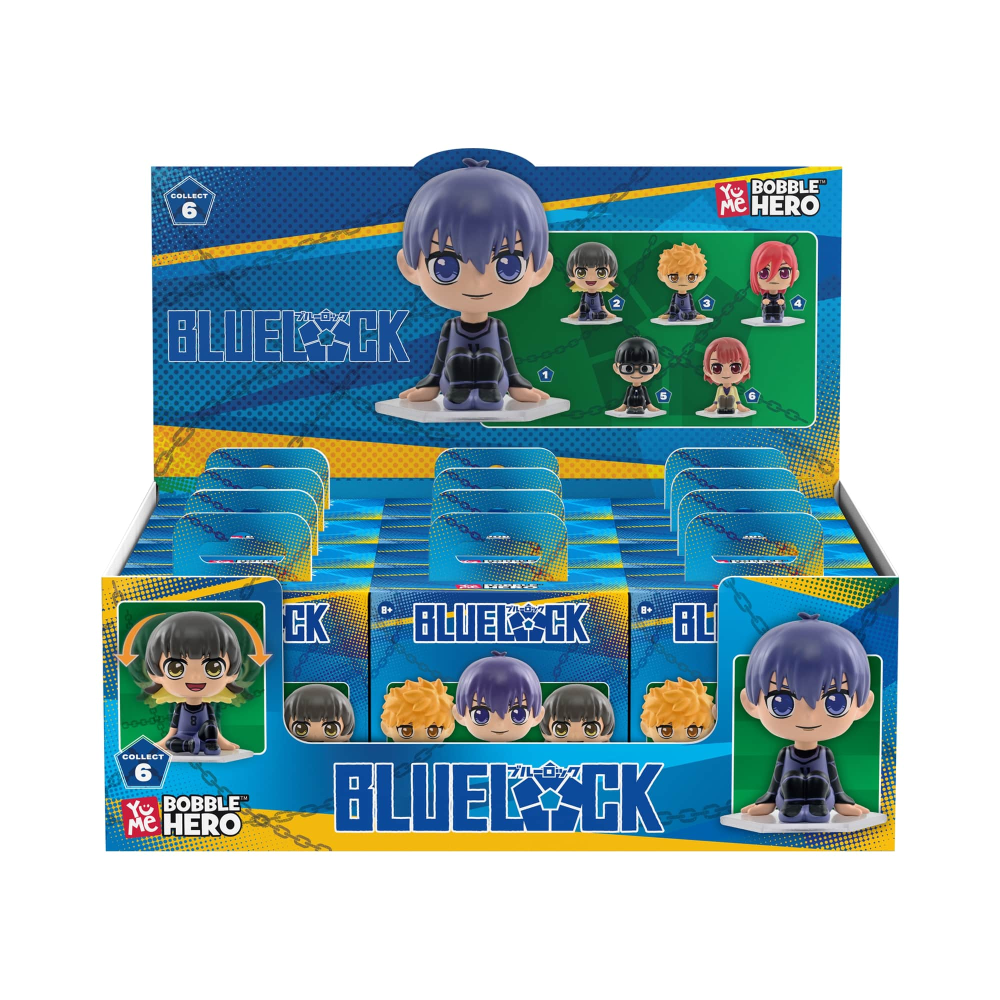 YuMe Blind Box - Bobble Hero - Blue Lock - PDQ (12 Units) 11889