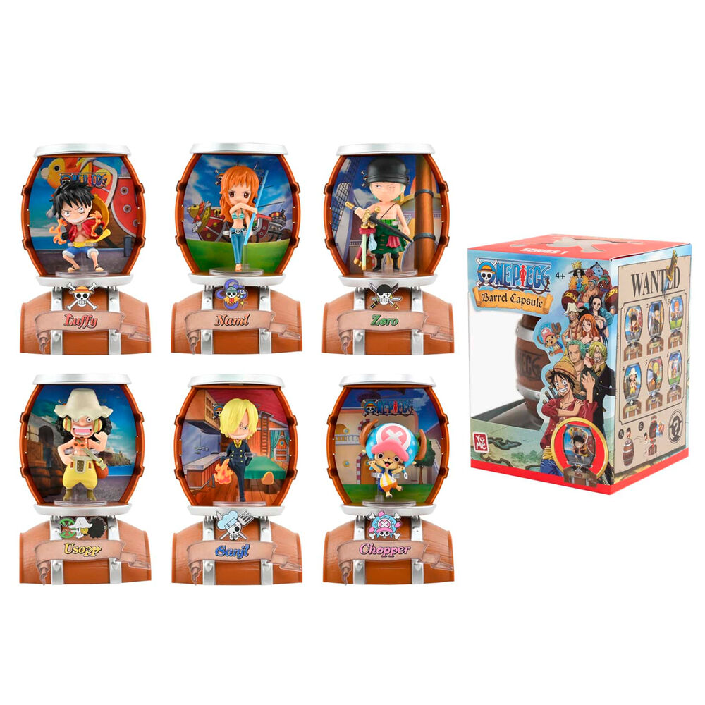 YuMe Blind Box - One Piece Barrel Capsule - ASSORTED CTN (6 Units) 15329
