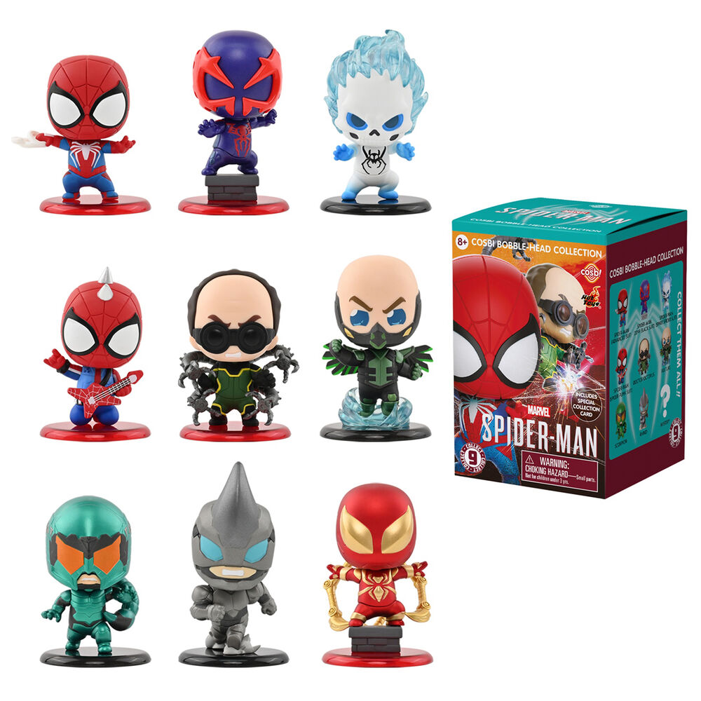 YuMe Blind Box - Cosbi - Spiderman Figurines - PDQ (8 Units) 15618 *MAGGIO 2026