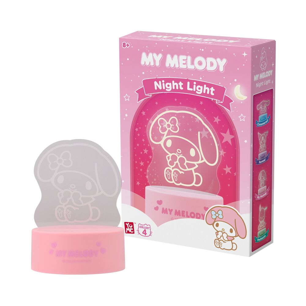 YuMe - Hello Kitty and Friends Night Light Friendship Series - ASSORTED CTN (12 Units) 11390 11CM * MARZO 2026