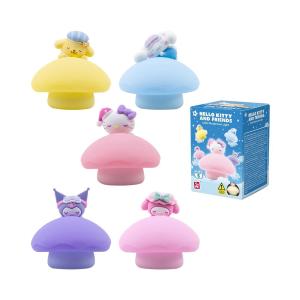 YuMe Blind Box - Hello Kitty and Friends Night Light Little Mushroom Light Series - PDQ (12 Units) 16330 7CM