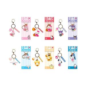YuMe Keychain - Hello Kitty and Friends Keychain & Strap Tea Party Series - PDQ (12 Units) 16320 4CM
