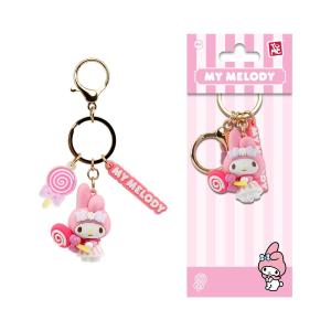 YuMe Keychain - Hello Kitty and Friends Keychain & Strap Tea Party Series - PDQ (12 Units) 16320 4CM
