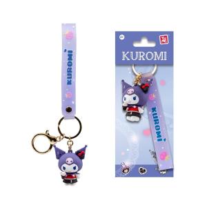 YuMe Keychain - Hello Kitty and Friends Keychain & Strap Kuromi Cute Outfit Series - PDQ (12 Units) 11765 5CM