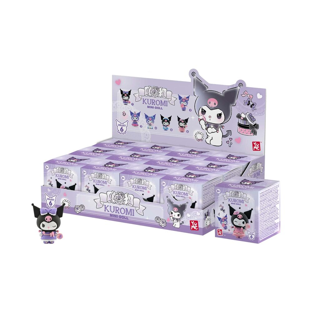 YuMe Blind Box - Hello Kitty and Friends 5cm Mini-Doll Kuromi Birthday Party Series - PDQ (12 Units) 11218 5CM
