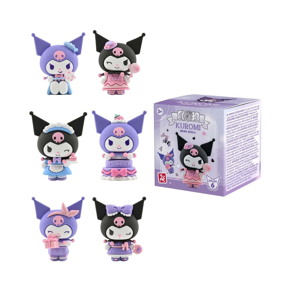 YuMe Blind Box - Hello Kitty and Friends 5cm Mini-Doll Kuromi Birthday Party Series - PDQ (12 Units) 11218 5CM