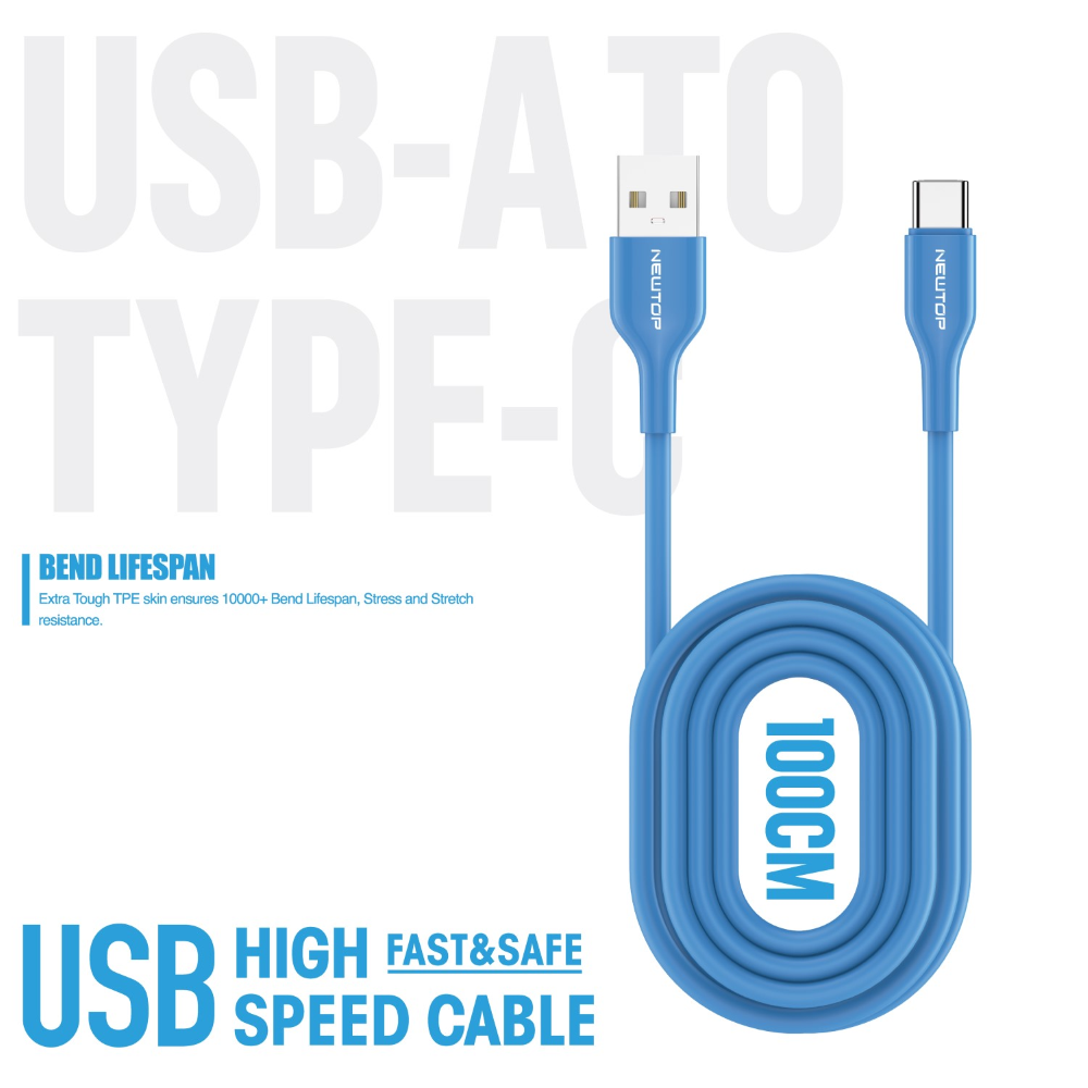 NEWTOP CU39 CAVO COLOR POP 100CM USB/TYPE-C