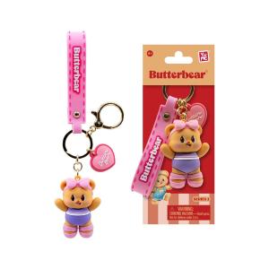 YuMe Keychain - Butterbear Keychain & Strap Everyday Series 2 - PDQ (12Units) 16350 6CM