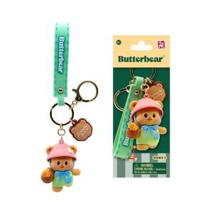 YuMe Keychain - Butterbear Keychain & Strap Everyday Series 2 - PDQ (12Units) 16350 6CM