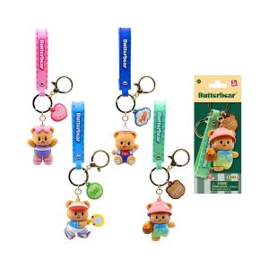 YuMe Keychain - Butterbear Keychain & Strap Everyday Series 2 - PDQ (12Units) 16350 6CM