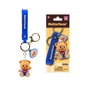 YuMe Keychain - Butterbear Keychain & Strap Everyday Series 2 - PDQ (12Units) 16350 6CM