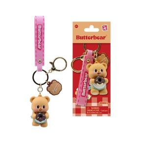 YuMe Keychain - Butterbear Keychain & Strap Everyday Series 1 - PDQ (12 Units) 16340 5CM