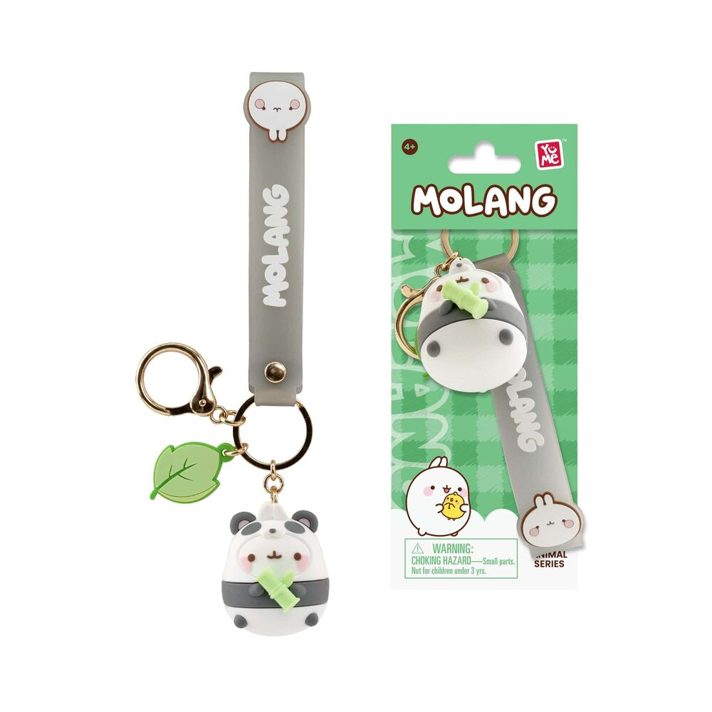 YuMe Keychain - Molang Keychain & Strap Animal Costume Series - PDQ (9 Units) 16220 5CM