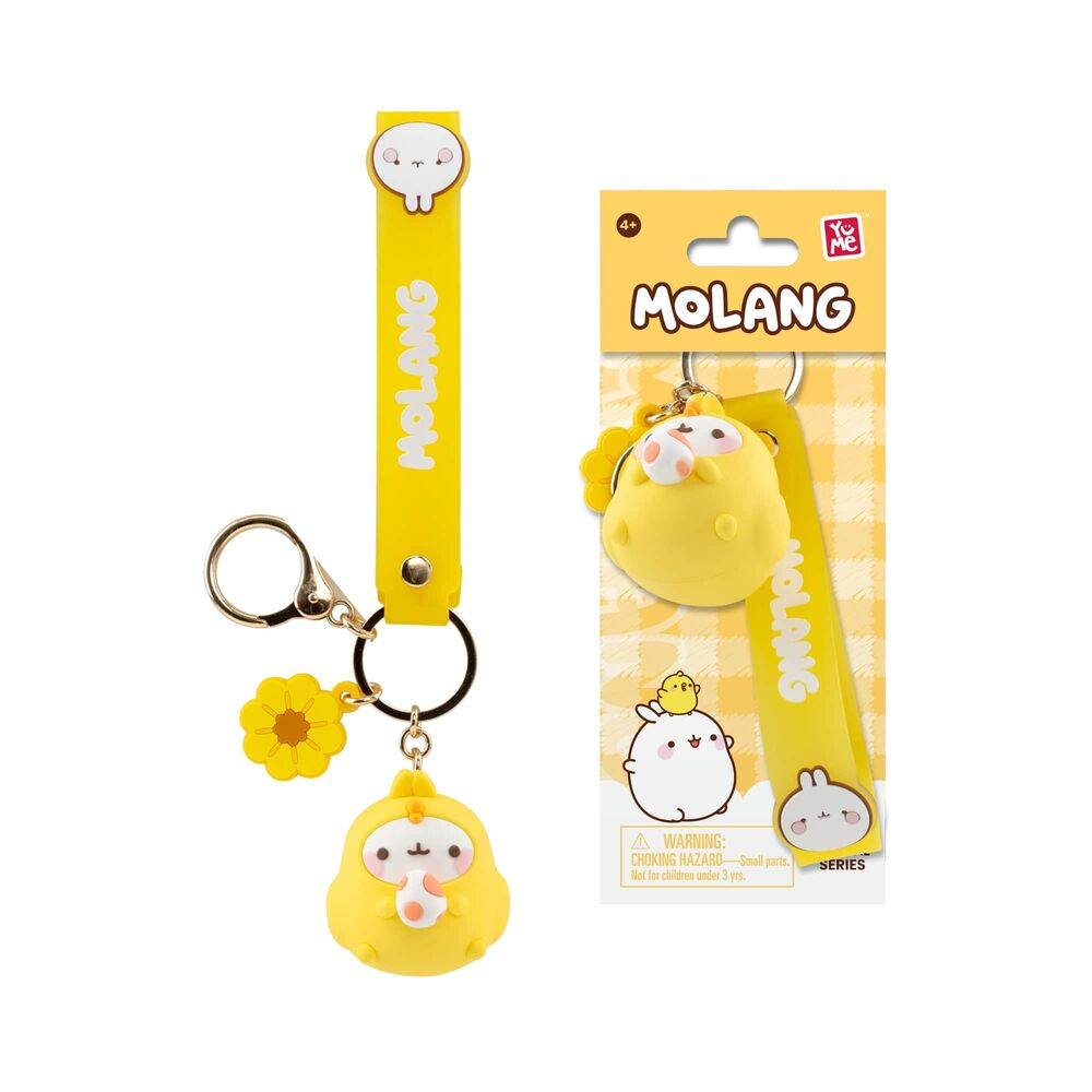 YuMe Keychain - Molang Keychain & Strap Animal Costume Series - PDQ (9 Units) 16220 5CM