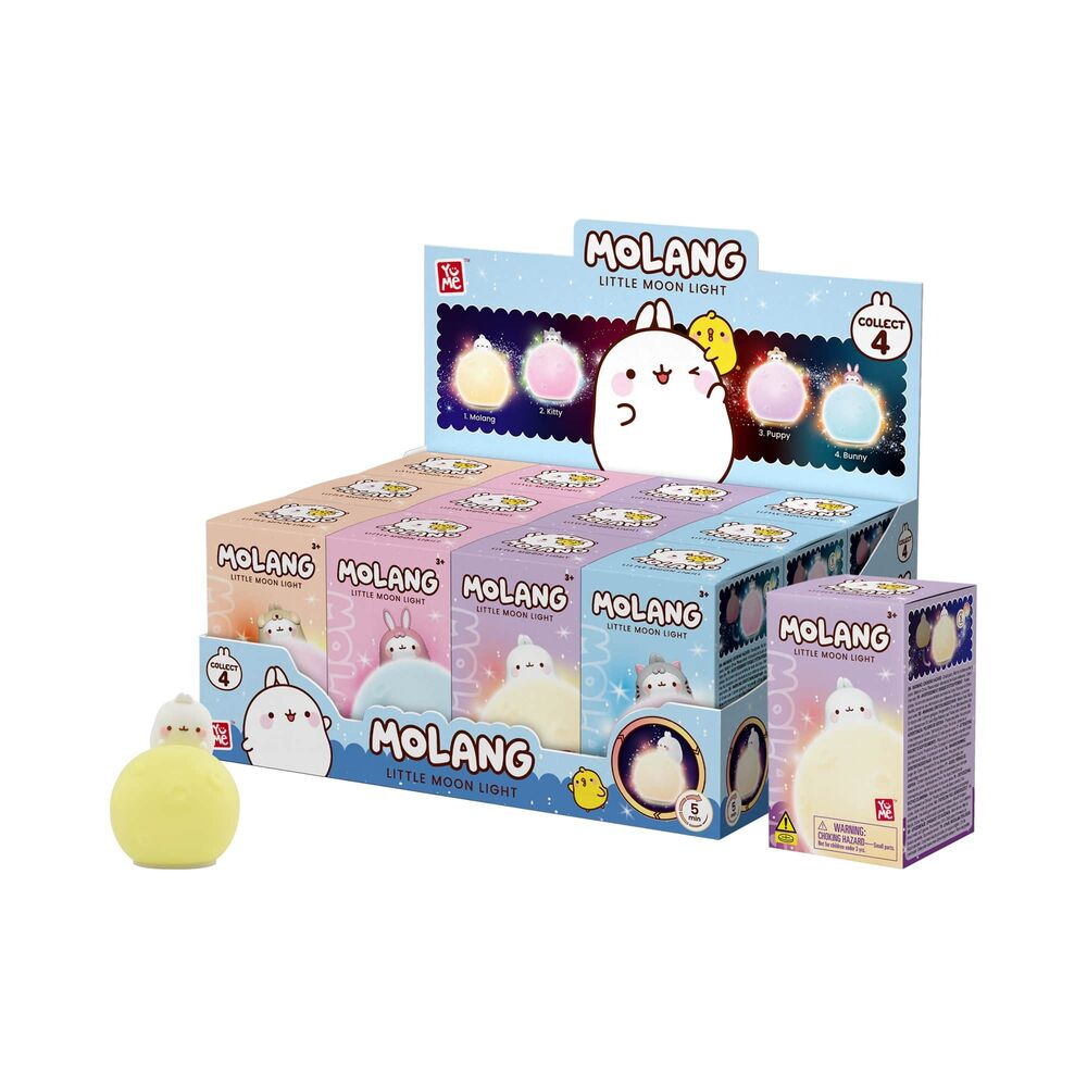 YuMe - Molang Little Moon Light Series - PDQ (12 Units) 16240 7CM