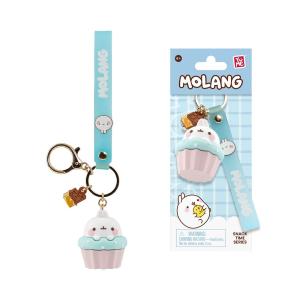 YuMe Keychain - Molang Keychain & Strap Snack Time Series - PDQ (9Units) 16230 5CM