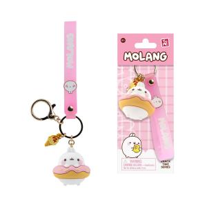 YuMe Keychain - Molang Keychain & Strap Snack Time Series - PDQ (9Units) 16230 5CM