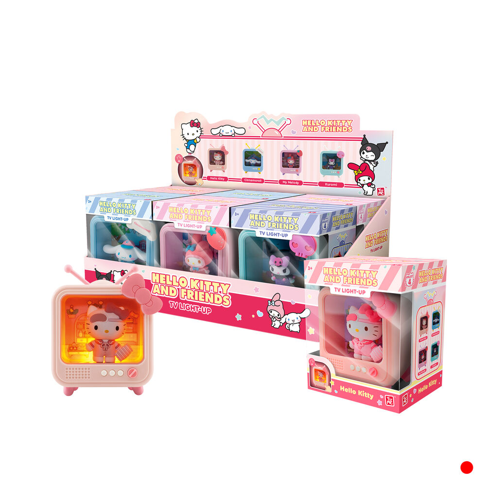 YuMe Window Box - Hello Kitty and Friends YuMe Bedside Light TV Series - ASSORTED CTN (8Units) 11950
