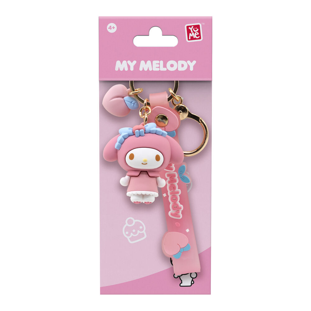 YuMe Keychain - Hello Kitty and Friends Keychain & Strap Peach Series - PDQ (12 Units) 11645