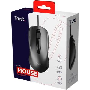 TRUST MOUSE Carve Mouse ottico a filo 23733