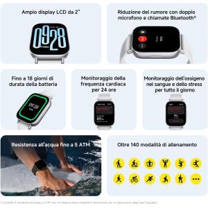 XIAOMI SMARTWATCH XIAOMI REDMI WATCH 5 ACTIVE  MIDNIGHT BLACK