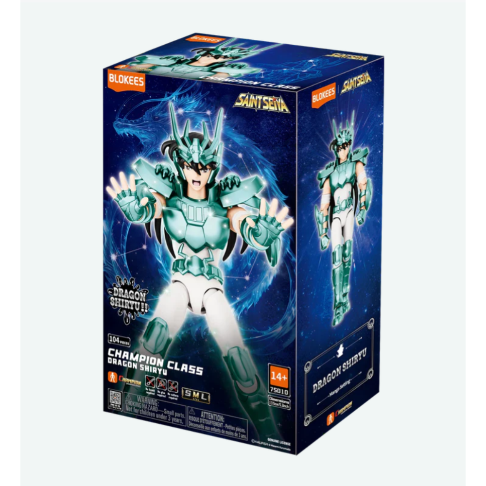 Blokees - Saint Seiya Champion Class 09 - 75010 Dragon Shiryu  Model Kit 