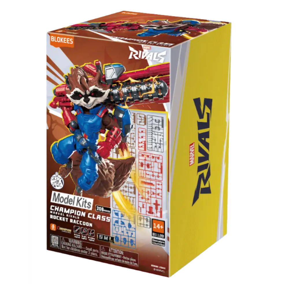 Blokees - Marvel Rivals - Champion Class 08 - 81120 Rocket Model Kit 