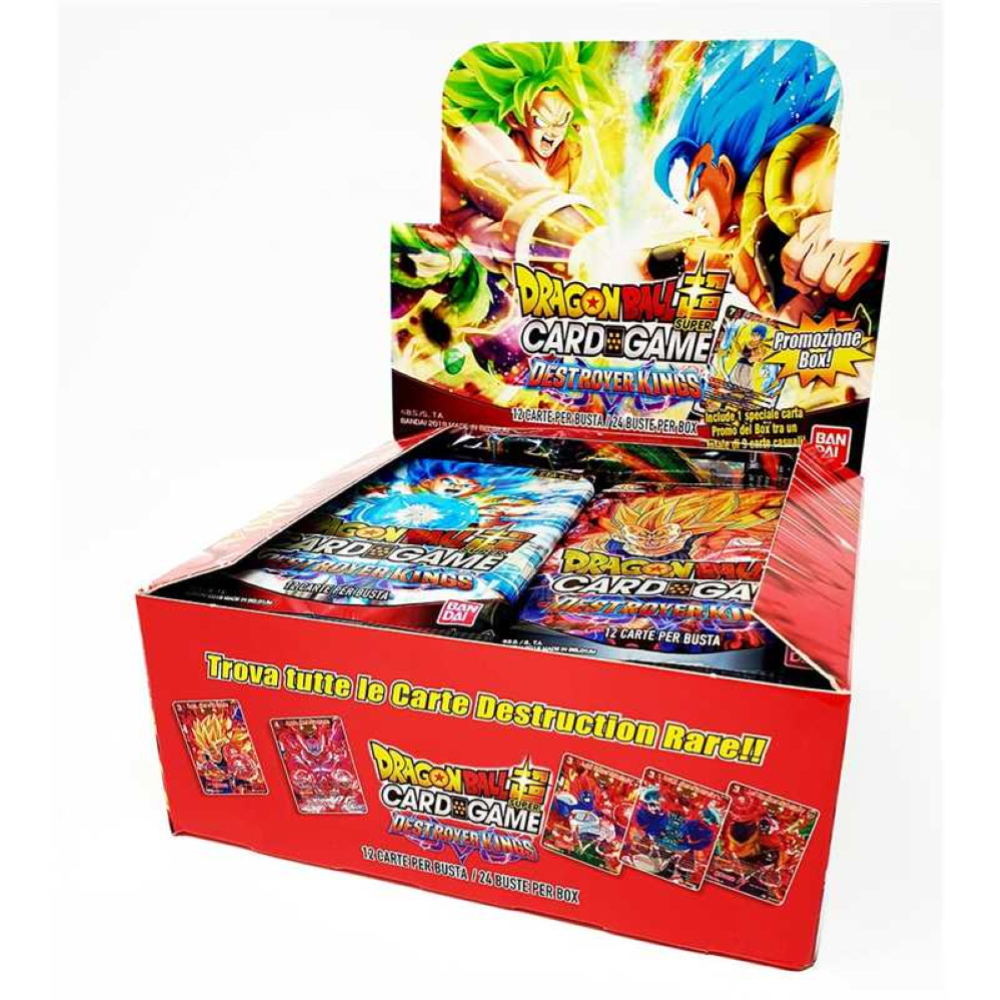BANDAI DRAGON BALL CARD GAME BOX BT6 Destroyer Kings (24 buste) in ITALIANO
