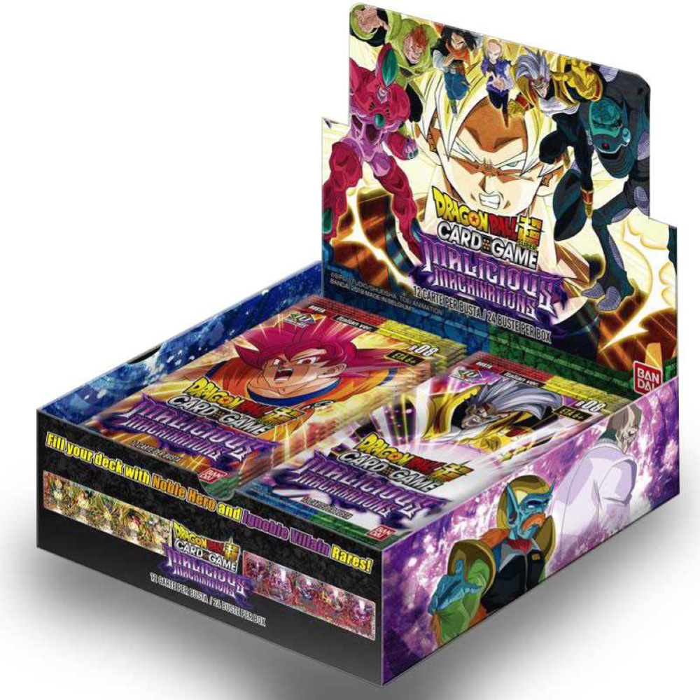BANDAI DRAGON BALL CARD GAME BOX BT8 Box Malicious Machinations (24 buste) ITALIANO