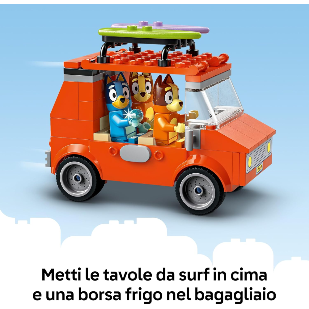 LEGO BLUEY -  Vacanza sulla spiaggia della famiglia di Bluey 11202 