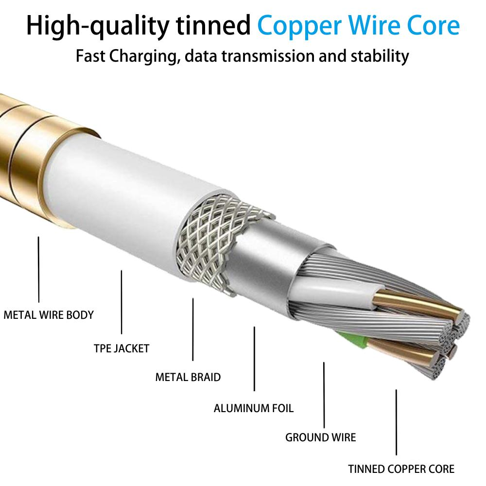 NEWTOP CU11 STEEL CAVO 100CM USB/TYPE-C