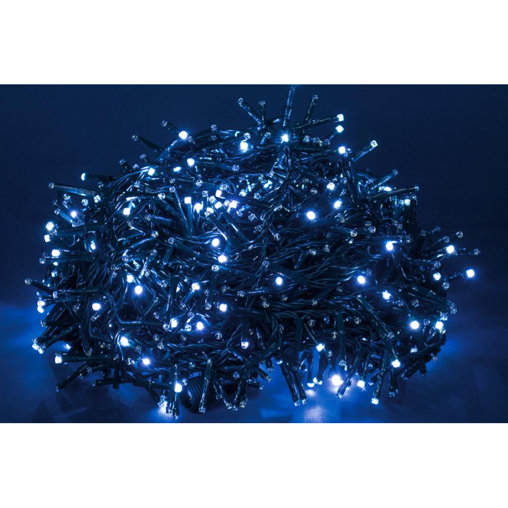NATALUNA 300LED FLASH CONNECT 6+5MT USO EST.BIANCO