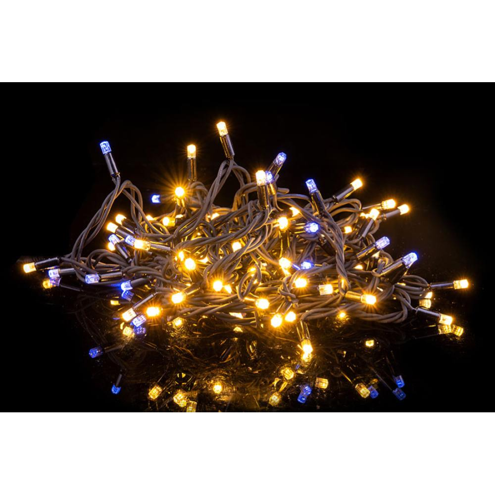 NATALUNA CATENA 5M 50LED FLASH RUBB.U.EST COLL.B.CALDO