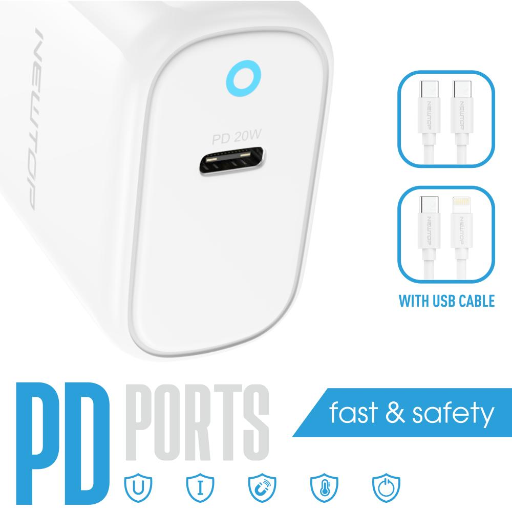 NEWTOP CM28 CARICATORE USB-C PD 20W