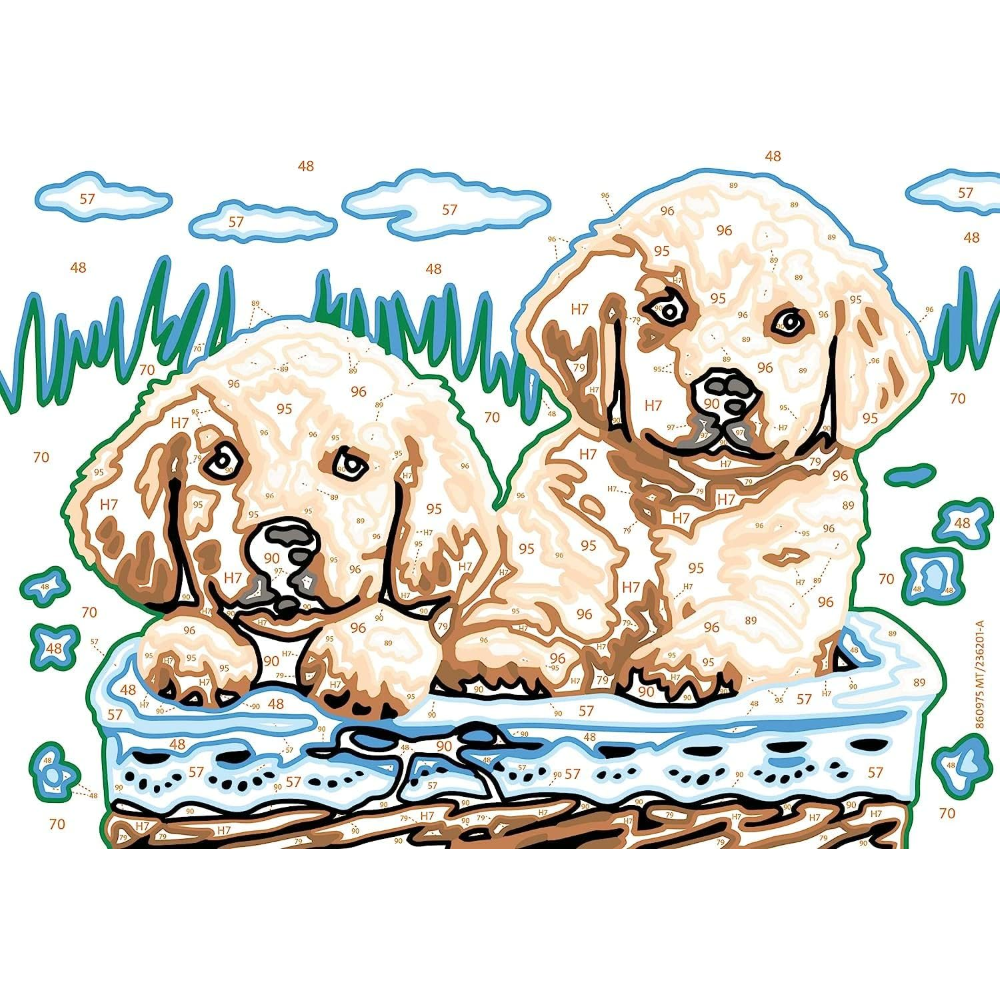 Ravensburger CreArt Serie E Classic - Cani Retriever 28931