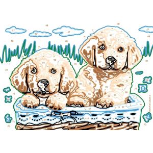 Ravensburger CreArt Serie E Classic - Cani Retriever 28931