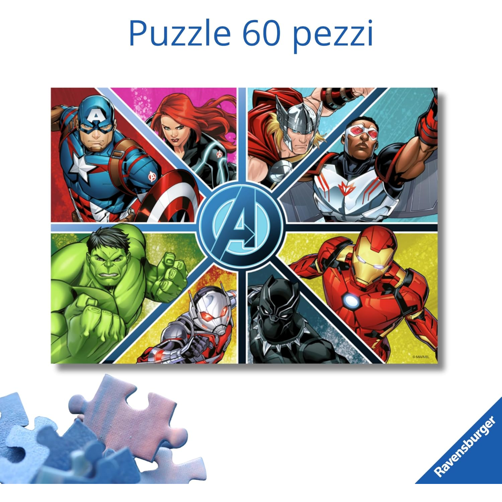 Ravensburger Puzzle 60 PC - Avengers 12004329
