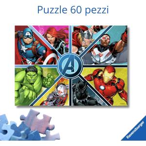 Ravensburger Puzzle 60 PC - Avengers 12004329
