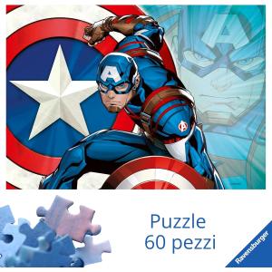 Ravensburger Puzzle 60 PC - Captain America 12004217
