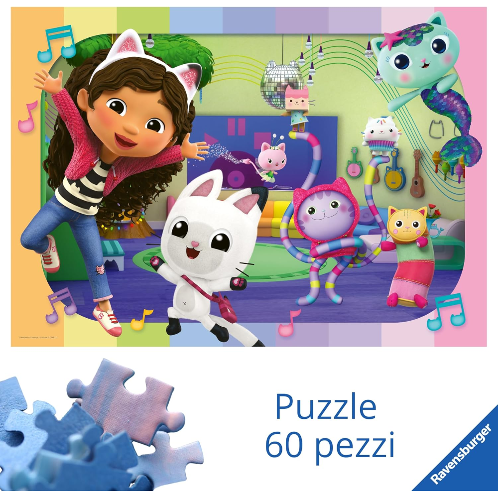 Ravensburger Puzzle 60 PC - Gabby's Dollhouse 3180