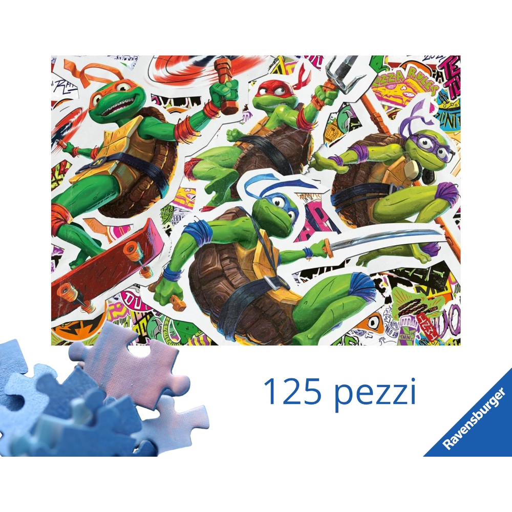 Ravensburger Puzzle 125 PC - Teenage Mutant Ninja Turtles 12004011