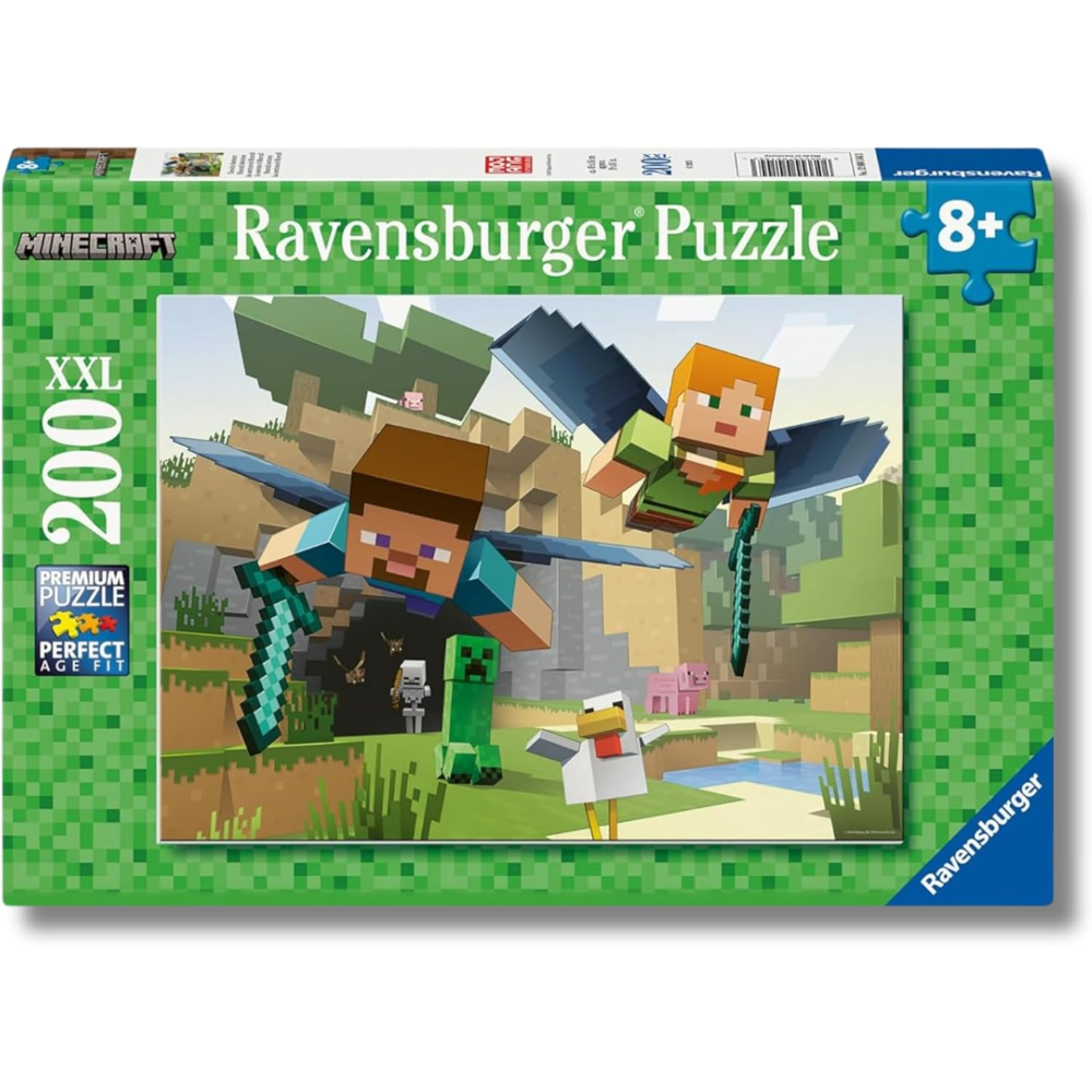 Ravensburger Puzzle 200 PC XXL - Minecraft 12004144