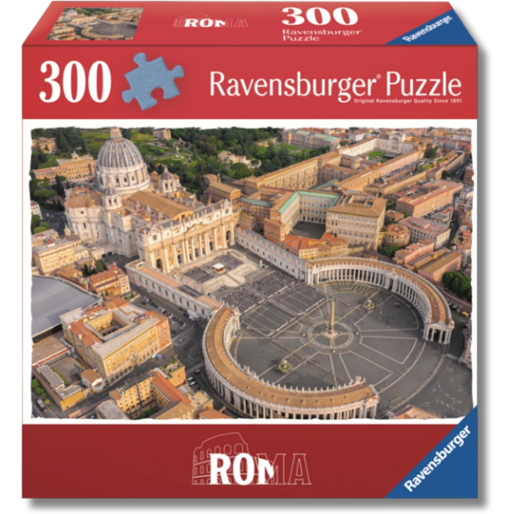 Ravensburger Puzzle 300 PC Italian Classics - Piazza San Pietro 12004038