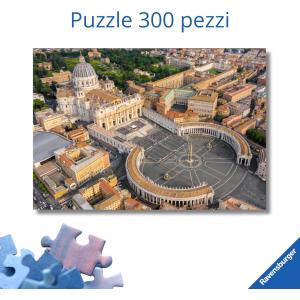 Ravensburger Puzzle 300 PC Italian Classics - Piazza San Pietro 12004038